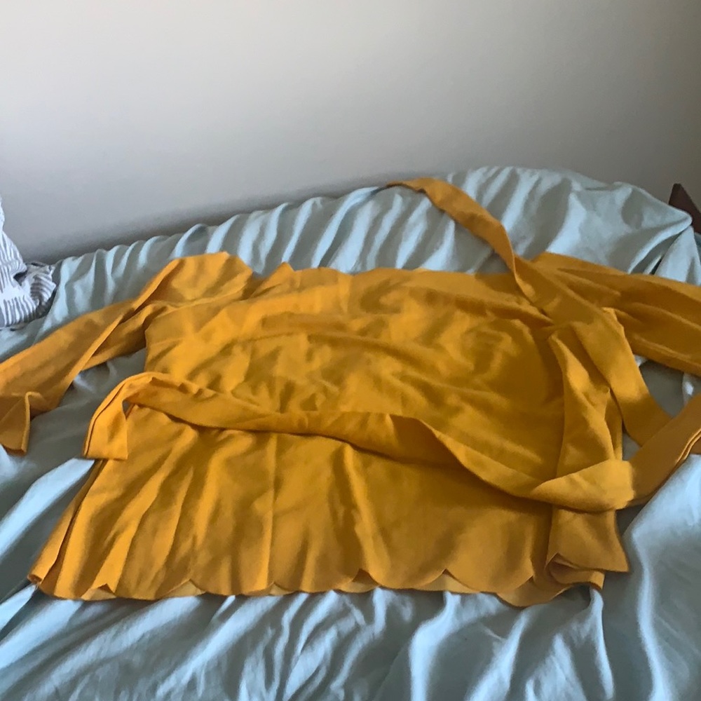 Tie-up blouse
